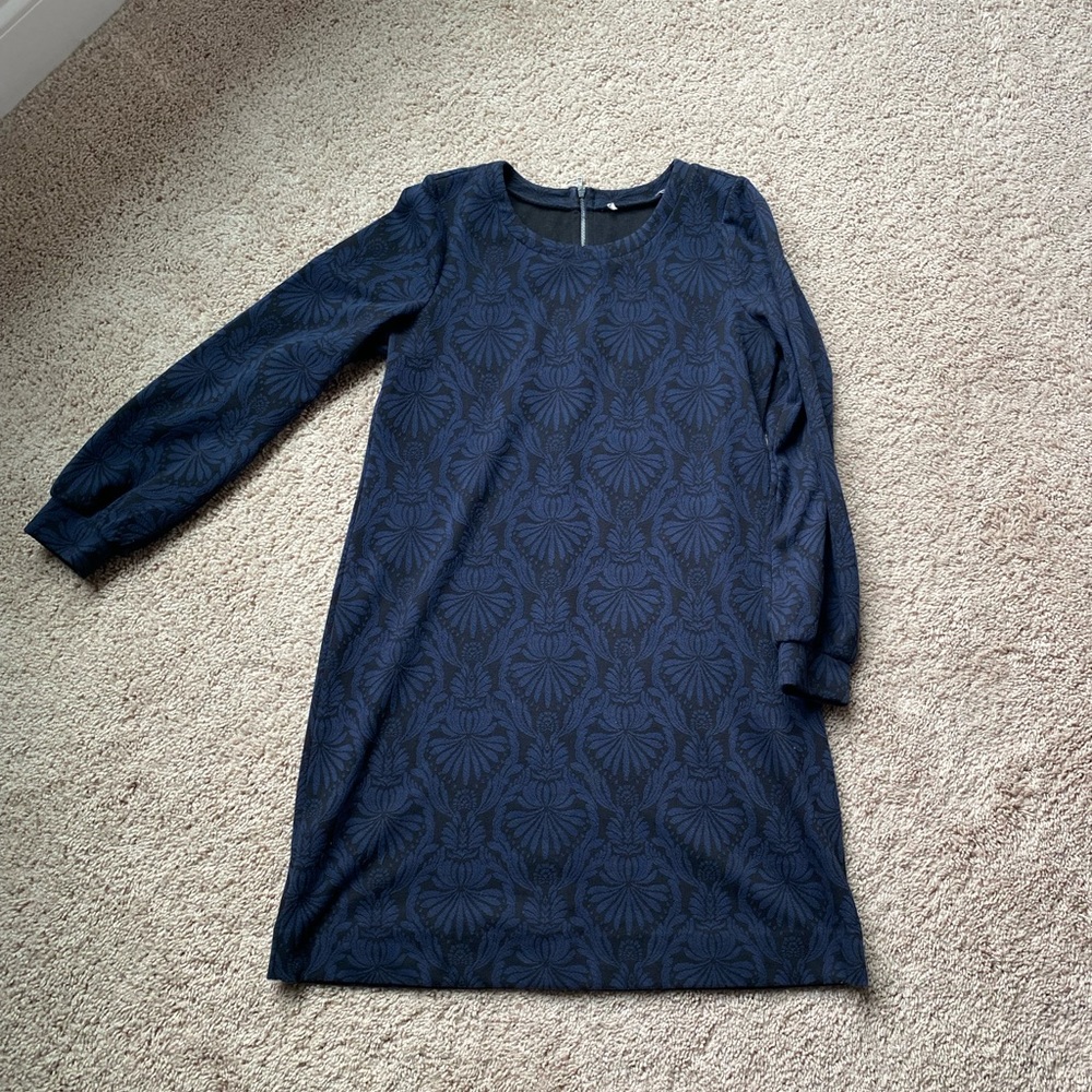 LOFT Medium Long Sleeve Shift Dress